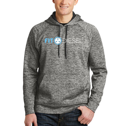 Printed - PosiCharge ® Electric Heather Fleece Hooded Pullover Thumbnail