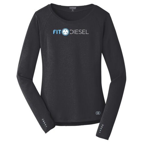 Printed - Endurance Ladies Long Sleeve Pulse Crew Thumbnail