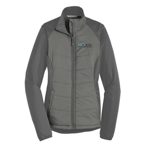 EMB  - Ladies Hybrid Soft Shell Jacket Thumbnail