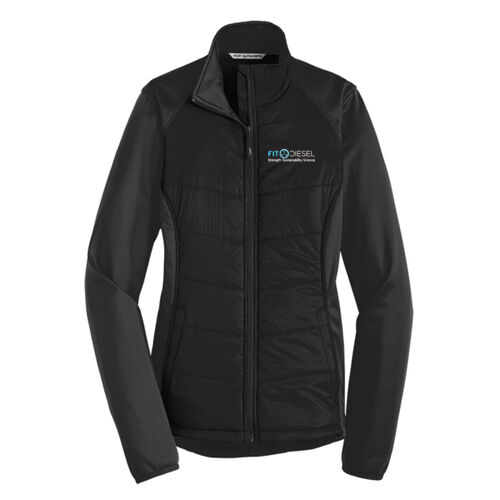 EMB  - Ladies Hybrid Soft Shell Jacket Thumbnail
