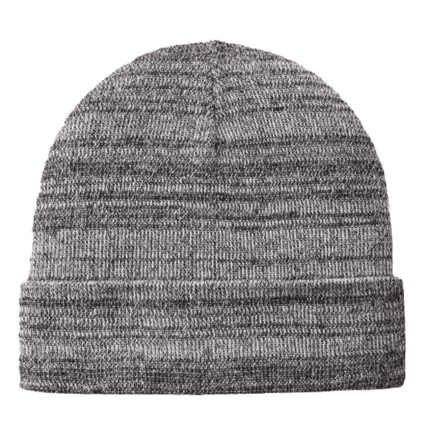No Minimum Custom Logo Port Authority Knit Cuff Beanie C939 Front