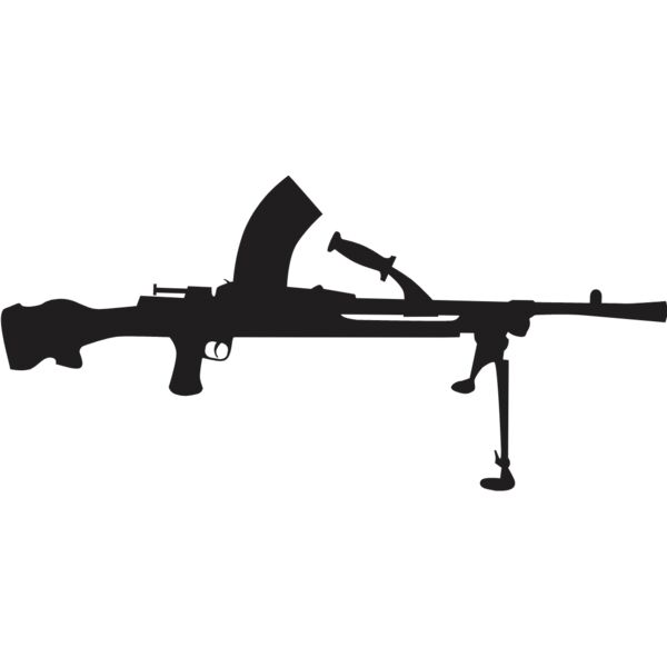 Machine Gun Silhouette 5 Thumbnail