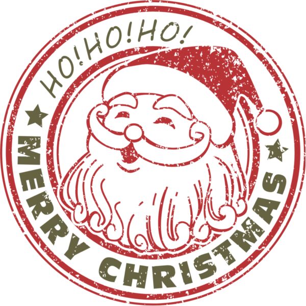 Merry Christmas Santa Claus Stamp 1 Thumbnail