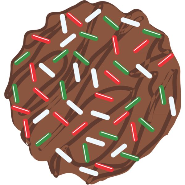 Christmas Chocolate Sprinkle Cookie 1 Thumbnail