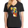 Ladies Core Cotton V-Neck Tee Thumbnail