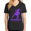 Ladies Core Cotton V-Neck Tee Thumbnail
